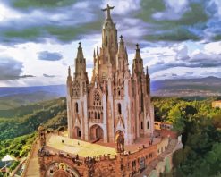 La Sagrada Familia Basilica paint by numbers