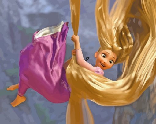 Rapunzel Tangled paint by numbers