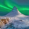 Snowy Kirkjufell Mountain Iceland Paint by numbers