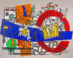 The Great Parade By Leger paint by numbers