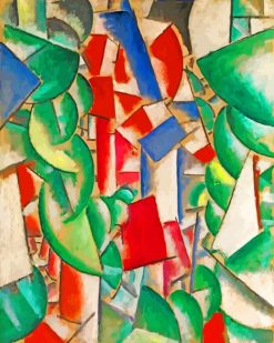 The House In Trees By Leger paint by numbers
