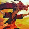 Zuko And Dragon paint by numbers