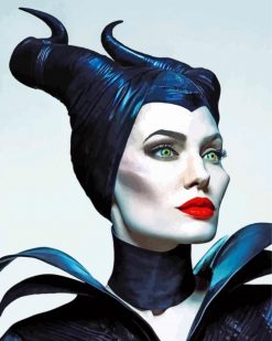 Disney Angelina Jolie Maleficent paint by numbers
