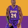 Kobe Bryan Basketball Player Paint by numbers