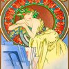 Mucha Artwork ppaint by numbers