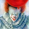 Pennywise And The Red Balloon paint by numbers