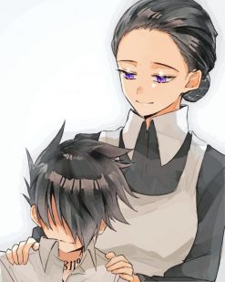 Ray And Isabella The Promised Neverland paint by numbers