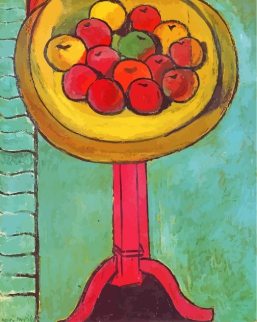 Apples On Table Henri Matisse paint by numbers