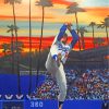 Baseball Dodgers Player paint by numbers