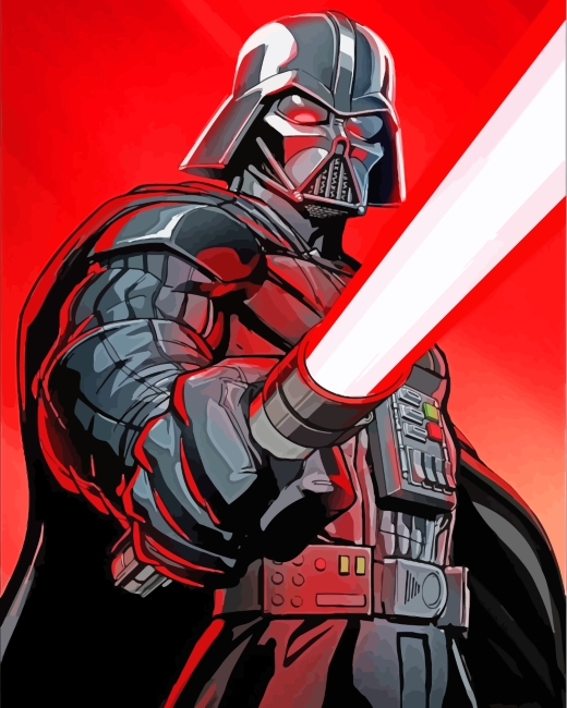 Darth Vader Star Wars - Paint By Number - Paint by numbers for adult