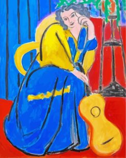 Girl In Yellow Henri Matisse paint by numbers