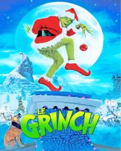 Grinch Movie paint by numbers
