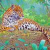 Jaguar In jungle paint by numbers