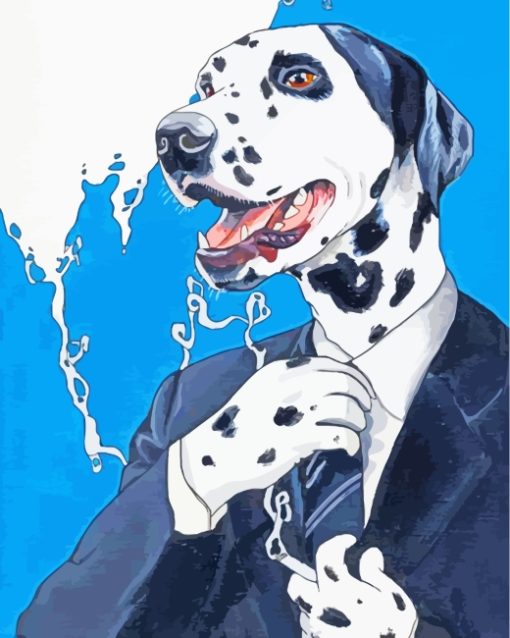 Mr Dalmatian Paint by numbers