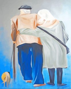 Old Couple paint by numbers