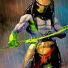 Predator Illustration paint by numbers