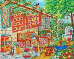 Quilts Garden paint by numbers