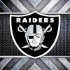Raiders Football Logo Paint by numbers