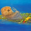 Sea Otter paint by numbers