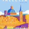 Valleta Malta paint by numbers