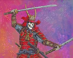 Warrior Samurai paint by numbers