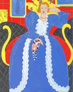 Woman In Blue Henri Matisse Paint by numbers