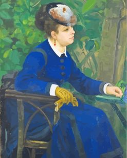 Woman In Garden Renoir Art paint by numbers