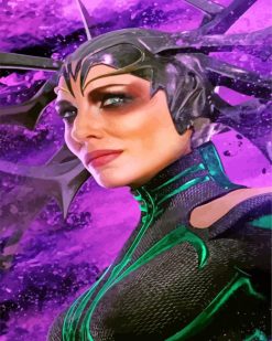Aesthetic Hela paint by numbers