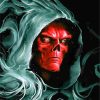 Red Skull Avengers paint by numbers