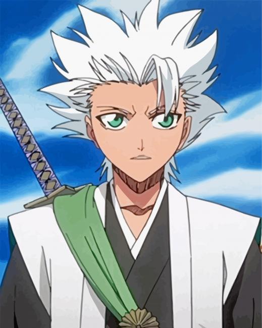 Toshiro Hitsugaya Anime - Paint By Number - Paint by numbers for adult