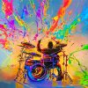 Colorful Drums paint by numbers
