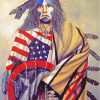American Indian paint by numbers