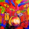 Colorful Drums paint by numbers