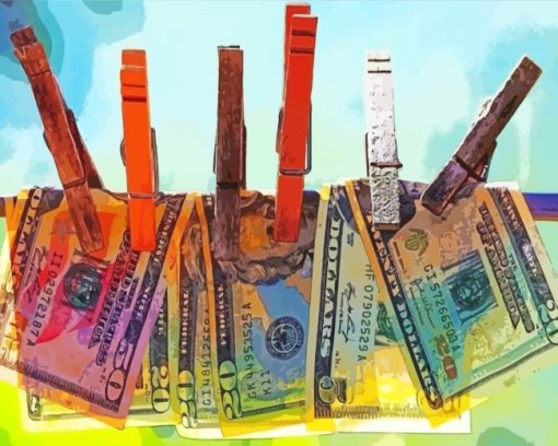Money Laundering Art paint by numbers