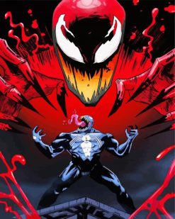 Venom Carnage paint by numbers