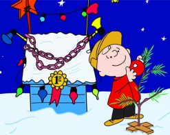 Charlie Brown Christmas Episodic paint by numbers