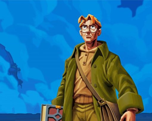 Milo Thatch Paint by numbers