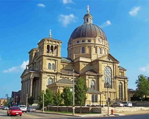 Basilica Of Saint Josaphat Milwaukee paint by numbers