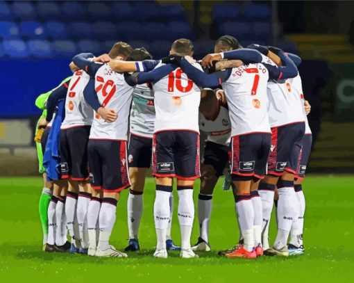 Bolton Wanderers fc players paint by number