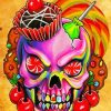 Candy Skull paint by number