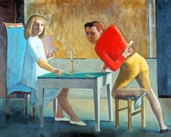 Card Game Balthus paint by numbers