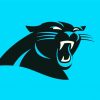 Carolina Panthers Logo paint by numbers