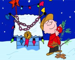 Charlie Brown Christmas paint by numbers