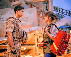Descendants Of The Sun Kdrama paint by number