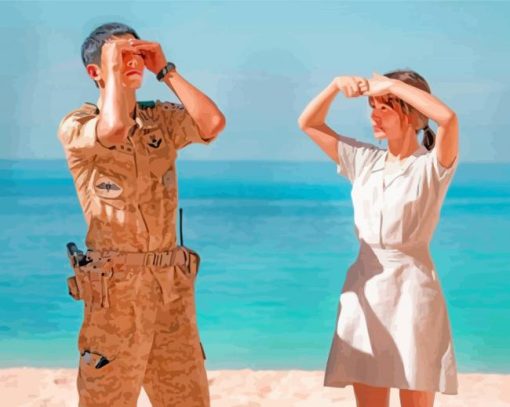 Descendants Of The Sun paint by number