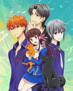 Fruits Basket Anime paint by numbers