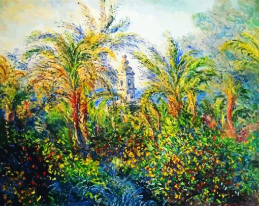 Garden At Bordighera paint by numbers