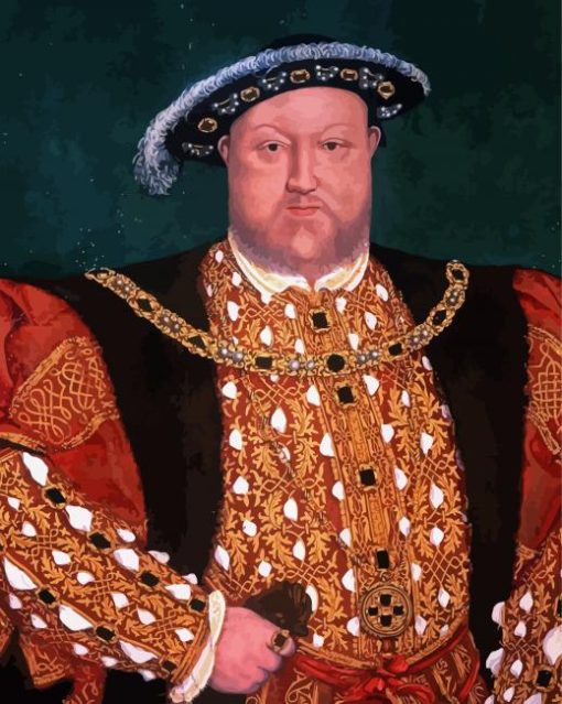 Henry VIII Tudor England paint by number