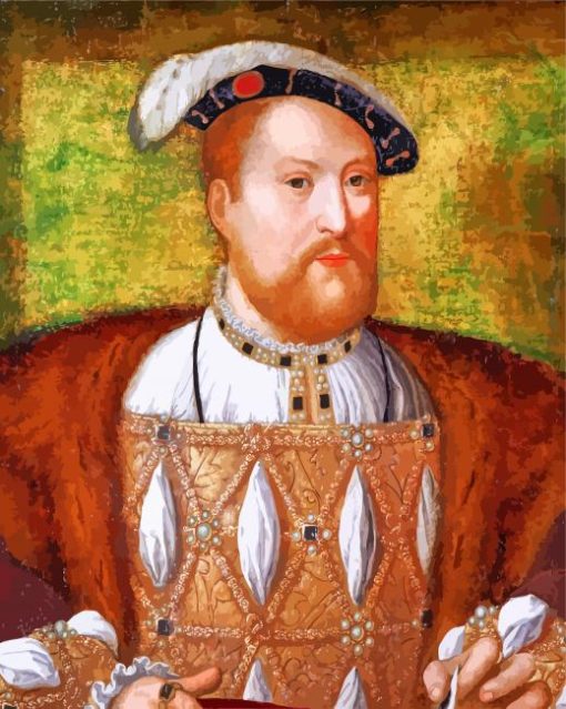 King Henry VIII paint by number