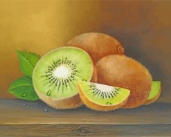 Kiwi Fruit Still Life paint by numbers